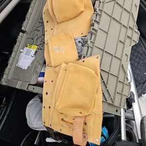 Nickels leather work utility belt